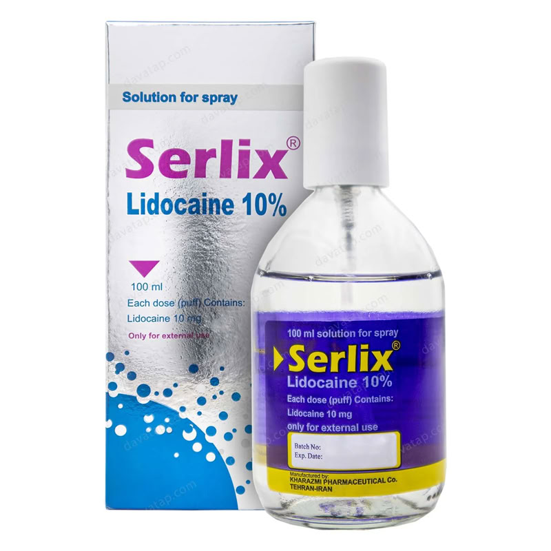 سرلیکس®اسپری لیدوکائین10%50مل