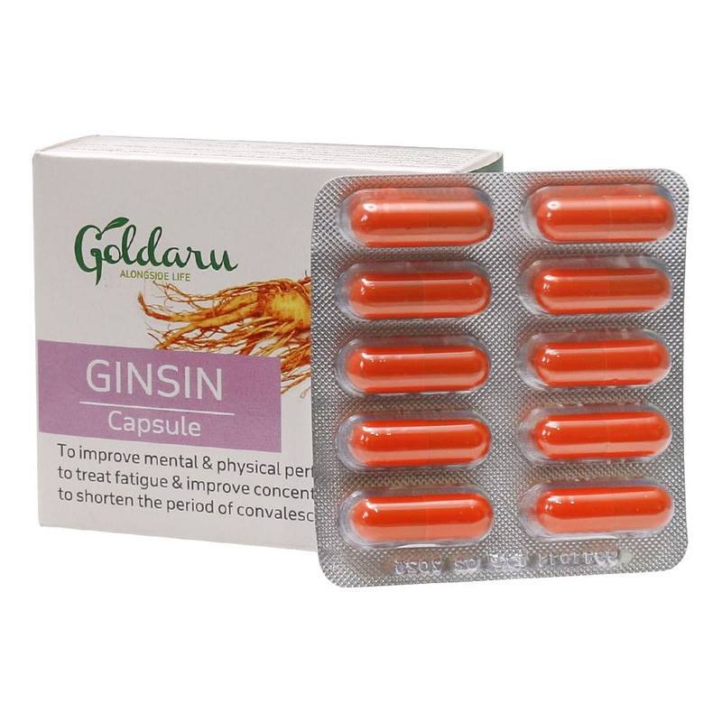 جین سین گل دارو®کپسول جین سین30عددی