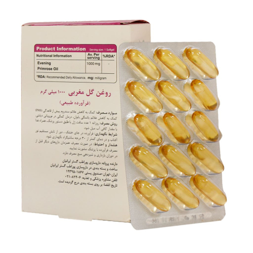 ویتاتایم®کپسول روغن گل مغربی1000مگ30عددی