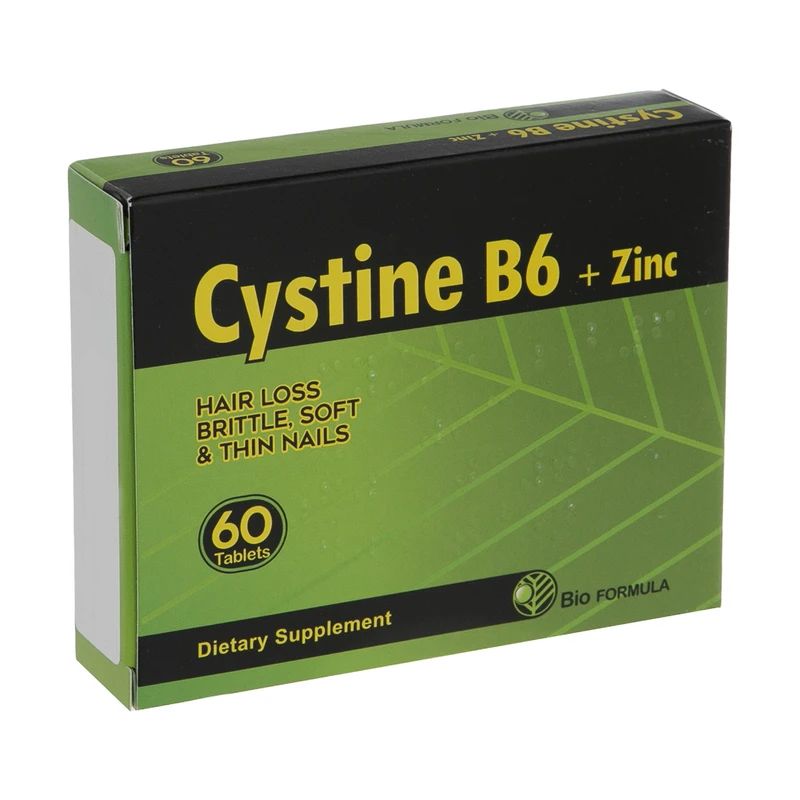 بایوفورمولا®قرص سیستئین ب6 زینک60عددی